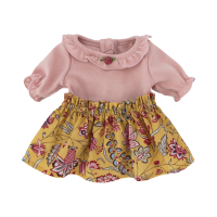 2-delig setje roze / geel